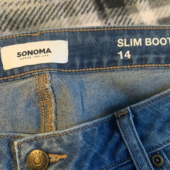 Size 14 boot cut Sonoma jeans never warm - Picture 3 of 3